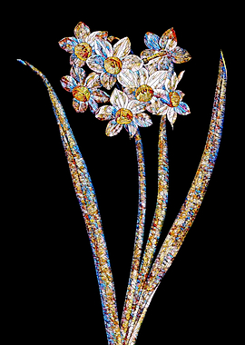 Stained Glass Narcissus