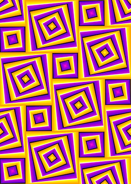 Yellow and purple squares