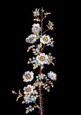 Prismatic Rose Mosaic