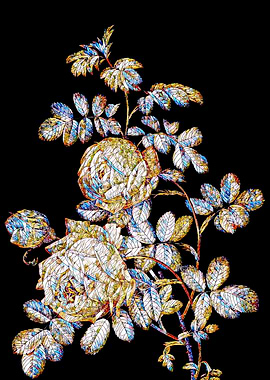 Prismatic Rose Mosaic