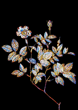 Prismatic Rose Mosaic