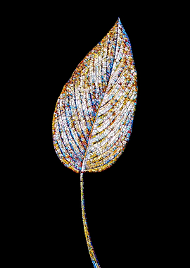 Rainbow Mosaic Flower Art