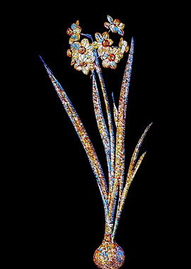 Stained Glass Daffodil