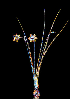 Stained Glass Daffodil