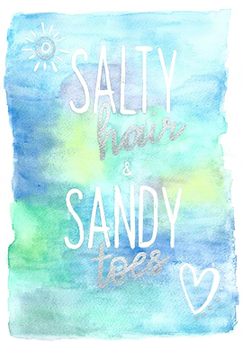 Boho Salty Hair Sandy Toes