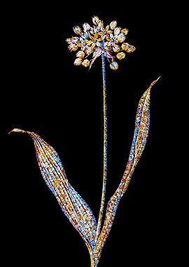 Stained Glass Amaryllis