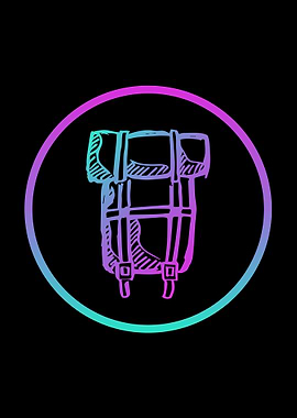 Neon Travel School Bag 9
