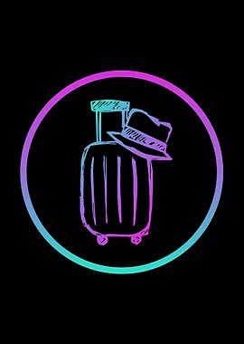 Neon Travel School Bag 15