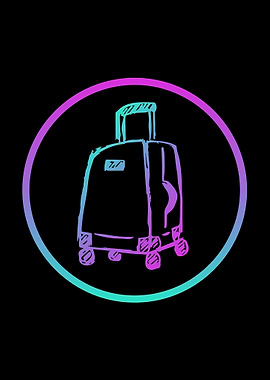 Neon Travel School Bag 7