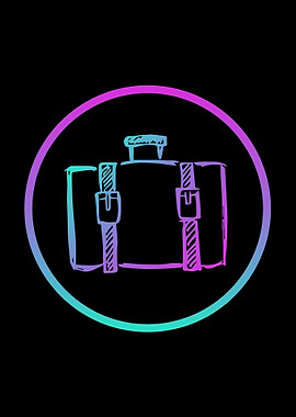 Neon Travel School Bag 14