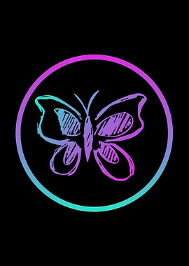 Neon Butterfly 1