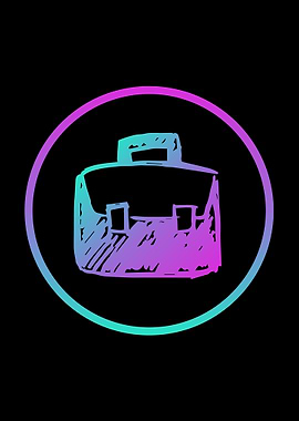 Neon Travel School Bag 12