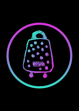 Neon Travel School Bag 13