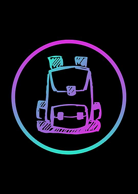 Neon Travel School Bag 10