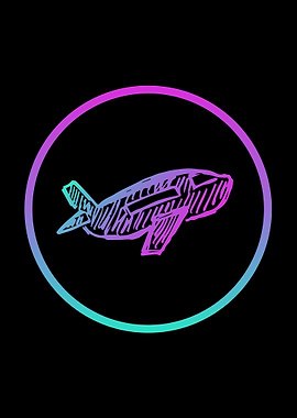 Neon Airplane 9