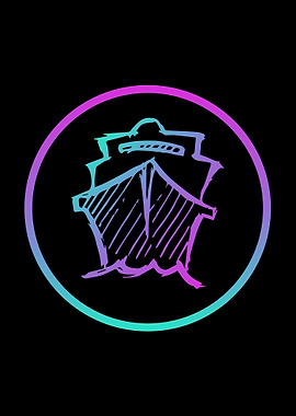 Neon Ship or Boat 8