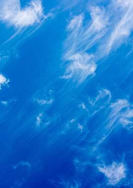 Trippy sky with clouds