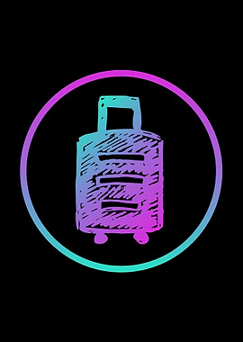 Neon Travel School Bag 6