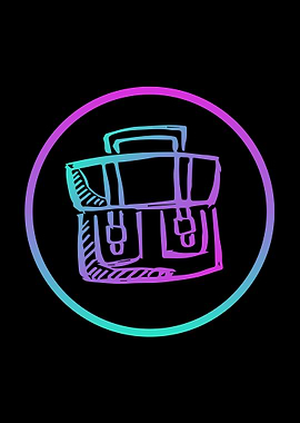 Neon Travel School Bag 2