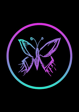 Neon Butterfly 21