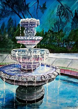 Water Fountain Urban Art