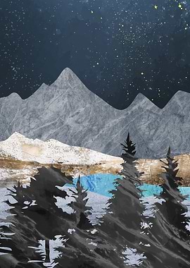 Mountains Night