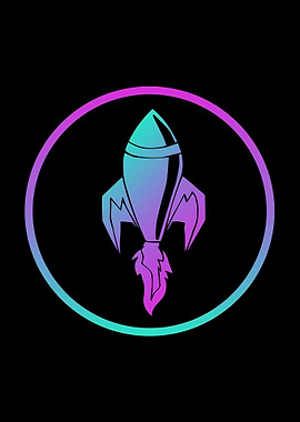 Neon Rocket Ship 4