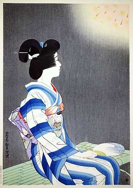 Fireworks by Ito Shinsui
