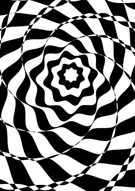Op Art Black