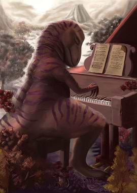 Dinosaur Pianist