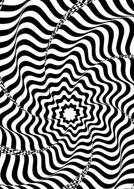 Op Art Black