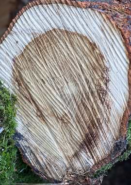 Wood macro trippy abstract