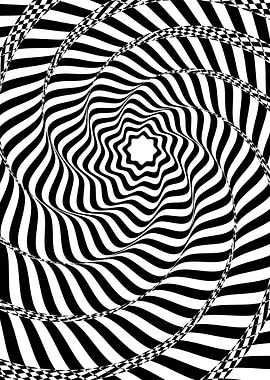 Op Art Black