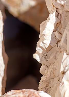 Sea rocks abstract macro