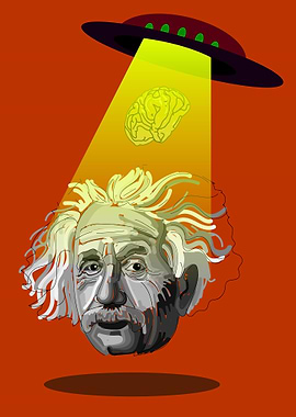 Aliens steal a brain from