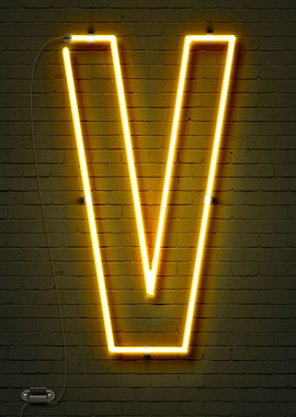 V