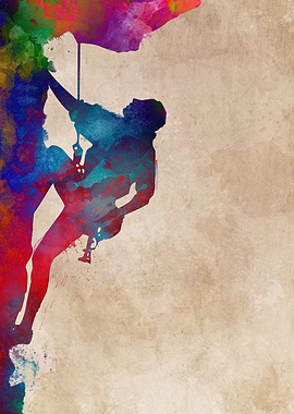 mountaineer sport art