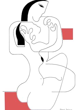 Le Calin with red accent