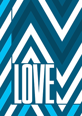 Love art chevron