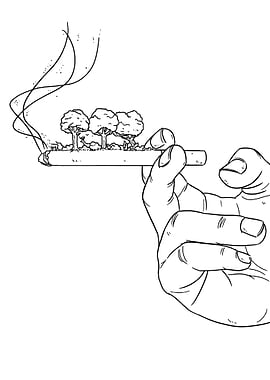WE ARE SMOKING THE NATURE