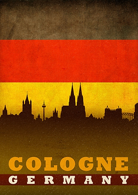 Cologne Germany City Flag