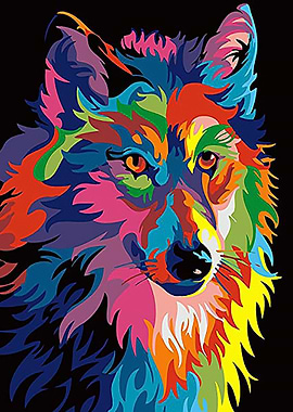The colors of the wolf