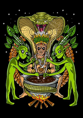 Psychedelic Ayahuasca Trip