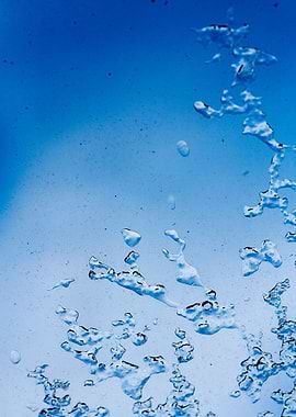 Iced window macro abstract