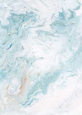 Sky Blue Abstract Art