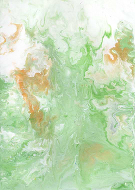 Green Abstract Art