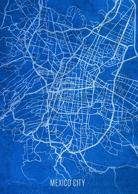 Mexico City Street Map