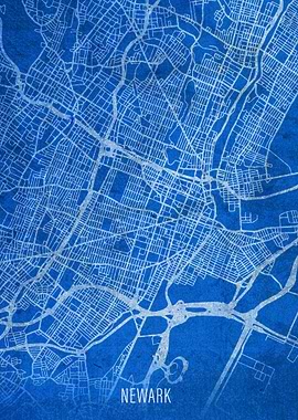 Newark City Street Map