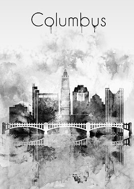 Columbus Black Skyline