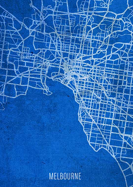 Melbourne City Street Map